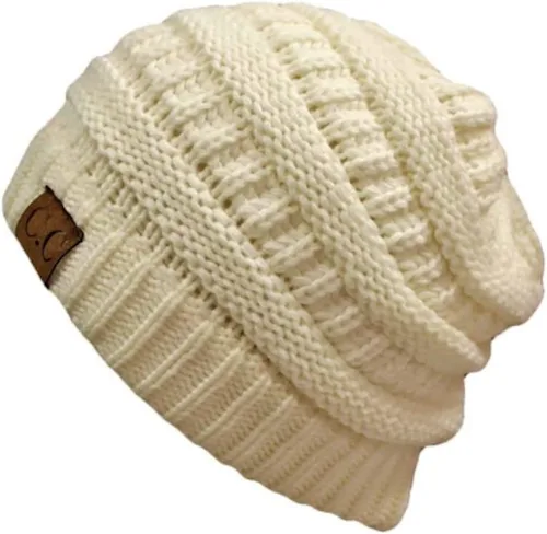 Vista 46 de C.C Trendy Warm Chunky Soft Stretch Cable Knit Beanie