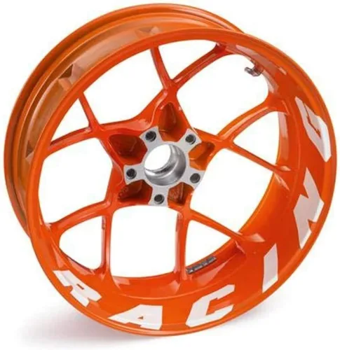 Vista 6 de KTM - Adhesivos para llanta (kit blanco Racing 1290 Super Duke R 2014 6130999910028)