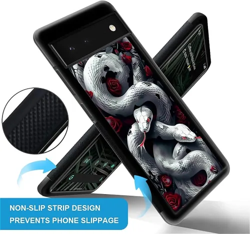 Vista 613 de Compatible con Google Pixel 4A 5G Mobile Case Creative Acrylic Panel trasero Silicona Protección Grip especialmente diseñado para Google Pixel 4A 5G