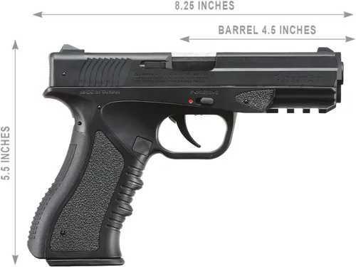 Vista 5 de Lancer Air Pistiol CO2 Half-Blowback 0.177 in Airgun Paquete completo (LTA-3B)