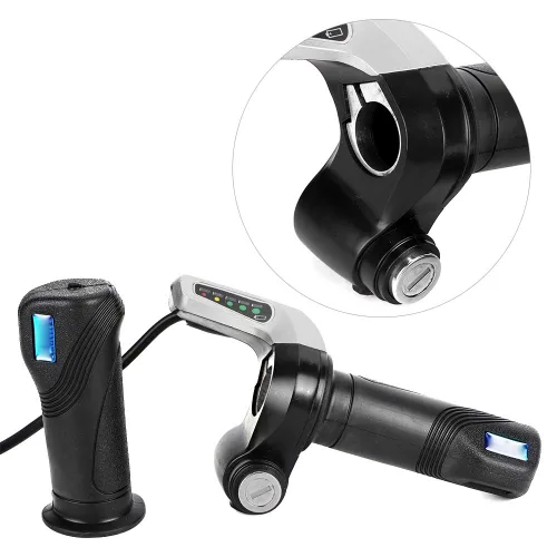 Vista 6 de Controlador cepillado, 24 V, 500 W, scooter eléctrico, motor de bicicleta eléctrica, caja de controlador de velocidad cepillada con mango