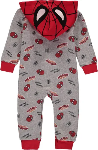Vista 2 de Spider-Man Body de una pieza para bebé niño - Mono de manga larga con capucha