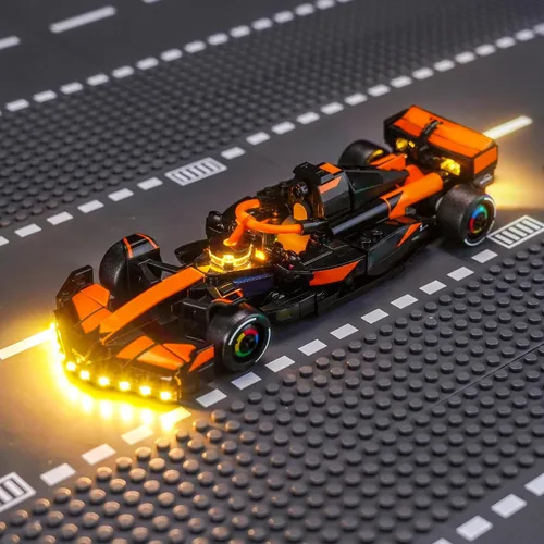 Vista 2 de Kit de luces LocoLee Compatible con Lego 77251 McLaren F1 Team MCL38 Coche de Carrera - Solo Luz Sin Modelo, Accesorios de Iluminación LED
