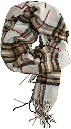 Vista 12 de Bufanda de invierno clásica con sensación de cachemira, colección súper suave