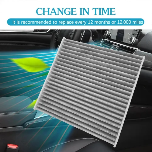 Vista 7 de KEVWR CP134 (CF10134) Filtro de aire de cabina premium incluye carbón activado, compatible con Honda CRV, Honda Accord, filtro de aire de cabina