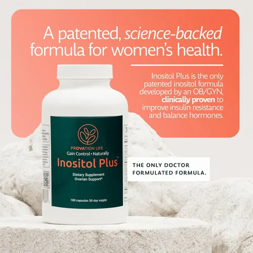 Vista 2 de Suplemento para mujeres, mezcla de mio-inositol y D-Chiro 40:1 con 12 ingredientes, 180 cápsulas