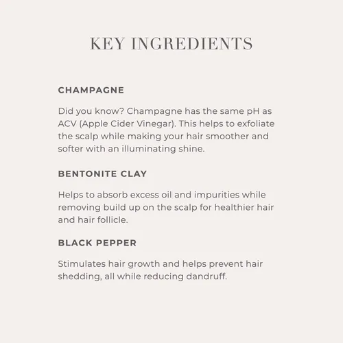 Vista 9 de Goldie Locks Champú clarificante, desintoxicante de limpieza profunda sin sulfatos para el cuero cabelludo y el cabello, elimina la acumulación