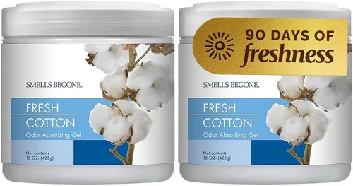 Vista 20 de SMELLS BEGONE Eliminador de olores de gel de 15 onzas – Absorbe y elimina los olores difíciles en áreas de mascotas, baños, sótanos, garaje