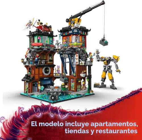 Vista 3 de LEGO NINJAGO City Workshops - Juguete de construcción – Juego de ninja para niños y niñas, a partir de 14 años – Regalo para adolescentes – Incluye