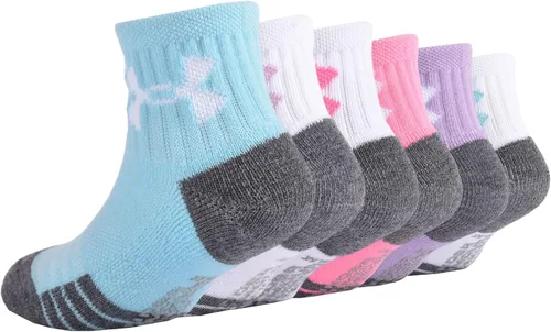 Vista 4 de Under Armour Paquete múltiple de calcetines para niña