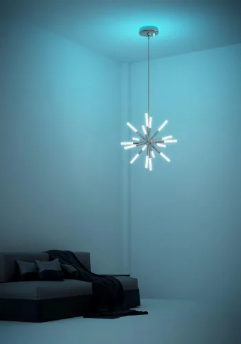Vista 2 de SkyX SkyPlug - Base de iluminación estándar Plug & Play, acabado de latón desgastado Carina