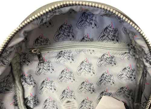 Vista 4 de Loungefly Exclusivo bolso de hombro con doble correa de Star Wars Darth Vader y Obi-Wan, Multi color, Mini