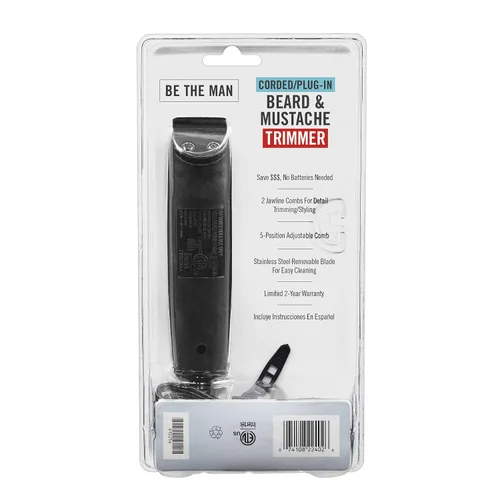 Vista 6 de Cortadora eléctrica para barba y bigote de hombre Conair.