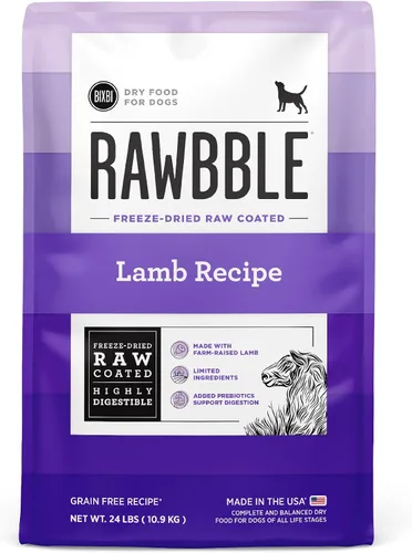 Vista 16 de Comida seca para perros BIXBI Rawbble, de ternera, 1.8 kg - Fabricado en EE. UU. sin comidas de carne ni rellenos - Comida cruda para perros