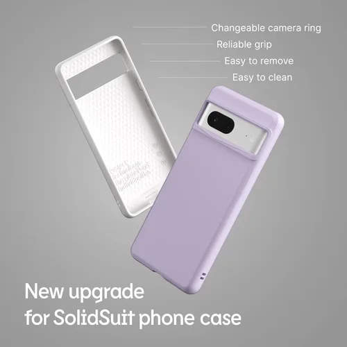 Vista 5 de RhinoShield Funda de teléfono SolidSuit para Pixel 7a Protección contra caídas de grado militar, diseño clásico, perfil delgado, estilo minimalista