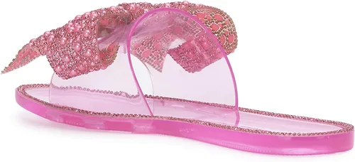 Vista 6 de Jessica Simpson Kilenya - Sandalia plana con adornos para mujer