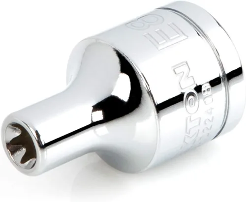 Vista 7 de TEKTON Juego de llaves de vaso de estrella externas de 1/2 pulgada con riel, 10 piezas (E8 - E24) SHD92117