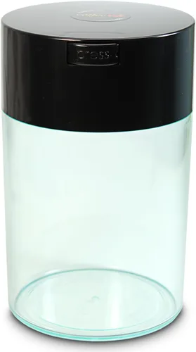 Vista 9 de Coffeevac 1 lb, recipiente sellado al vacío hermético patentado multiuso. Funciona como contenedor de café molido a prueba de olores. Tapa y cuerpo