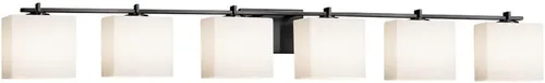 Vista 9 de Justice Design Group Lighting FSN-8446-55-WEVE-CROM Era - Barra de baño, cromo pulido