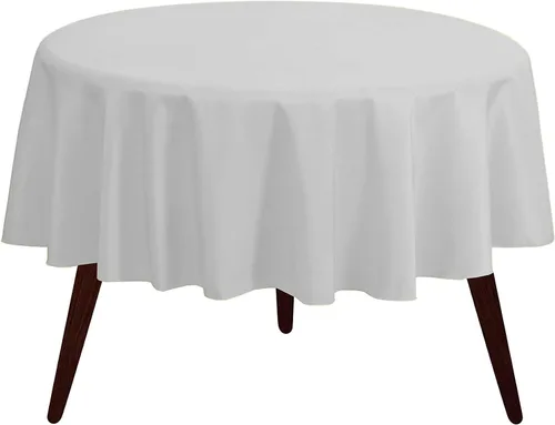 Vista 145 de Pomp - Mantel premium de poliéster con estampado abstracto de 52 x 52 pulgadas cuadradas Tela de fácil cuidado, resistente a arrugas y manchas