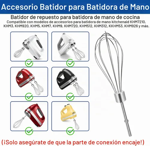 Vista 2 de Accesorios para batidora de mano de cocina para accesorios de batidora