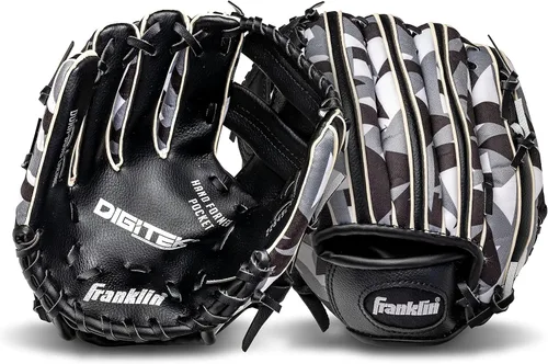 Vista 2 de Franklin Sports Kids Baseball Gloves - RTP Child's Tball Glove - Boys + Girls Teeball Mitt Set - Kids + Toddler - Right or Left Hand Throw - 9.5