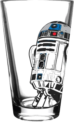 Vista 6 de Star Wars Juego de vasos de pinta clásica, capacidad de 16 onzas, juego de 4 vasos, forma clásica