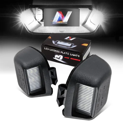 Vista 27 de Par de luces LED para placa de matrícula Compatible con 99-03 Protégé / 02-03 Protege5 / 99-05 Miata MX-5, YL8Z13550AA NC1051270BL, NVL-LPL-009
