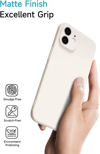 Vista 6 de oakxco Funda de Silicona para iPhone 11, Funda de Teléfono Ultra Delgada y Fina para Mujeres y Niñas, Diseño Minimalista Estético Lindo y Femenino