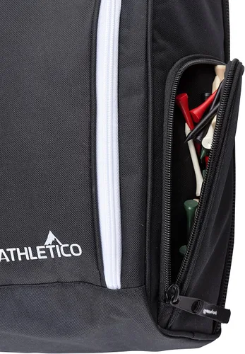 Vista 5 de Athletico Bolsa para zapatos de golf – Bolsas portadoras de zapatos con cremallera con ventilación y bolsillo exterior para calcetines, camisetas