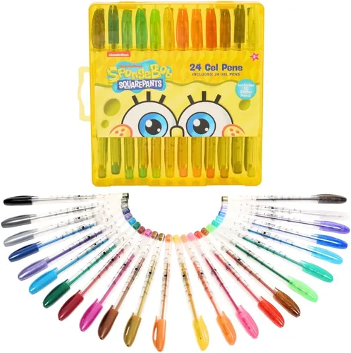 Vista 10 de Innovative Designs Beetlejuice - Juego de bolígrafos de gel para niños, paquete de 24 con bolígrafos de gel con purpurina, bonitos bolígrafos