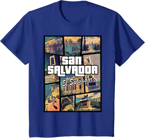 Vista 55 de Camiseta Orgullosa de San Salvador Capital El Salvador