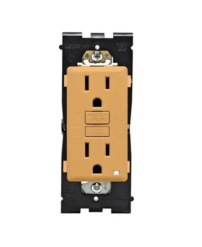 Vista 35 de Leviton Renu - Toma GFCI autocomprobada resistente a manipulaciones, 15 amperios, RGF15-CA, café con leche