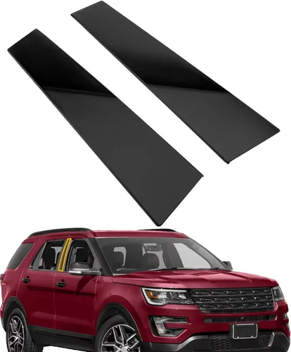 Vista 11 de Moldura de parabrisas A-Pillar apto para Ford Explorer 11-19 BB5Z7803136AA Front Outer Left Driver & Right Passenger Cover, Window Trim Moulding