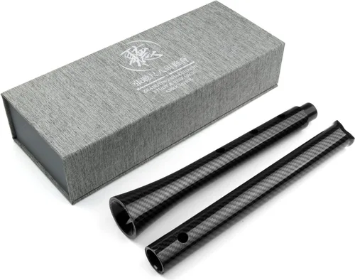 Vista 6 de Instrumento musical tradicional de fibra de carbono effct D clave 5 agujero 1,8 Shakuhachi con caja