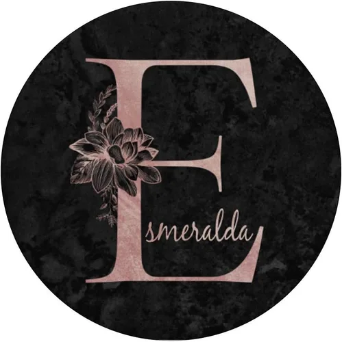 Vista 3 de Esmeralda - Soporte para teléfonos y tabletas, diseño de rosas, color rosa y negro, Negro