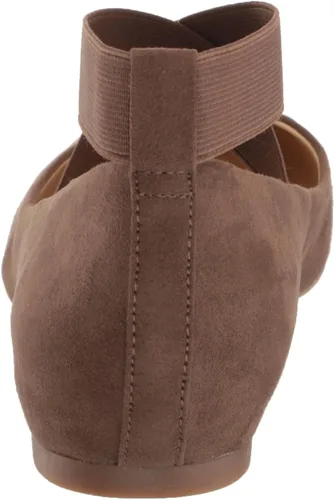 Vista 3 de Jessica Simpson Mandayss Women's Pull-On Criss-Cross Ankle Ballet Flats Shoes