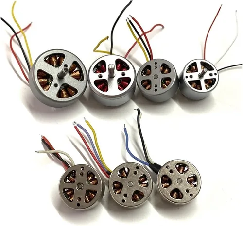 Vista 6 de L900 S1S S2S KF104 MAX E88 Evo Motores Piezas RC Drone Accesorio Motor sin Escobillas Varios Tamaños para Elegir (1 unidad compatible con KF104)