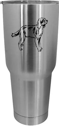 Vista 55 de Cairn Terrier - Vaso grabado con temática de perro, 30 onzas