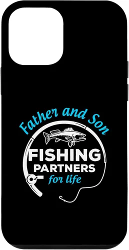 Vista 12 de iPhone 14 Padre e Hijo Pesca Compañeros para la Vida Caña de Pescar de Hielo Caso