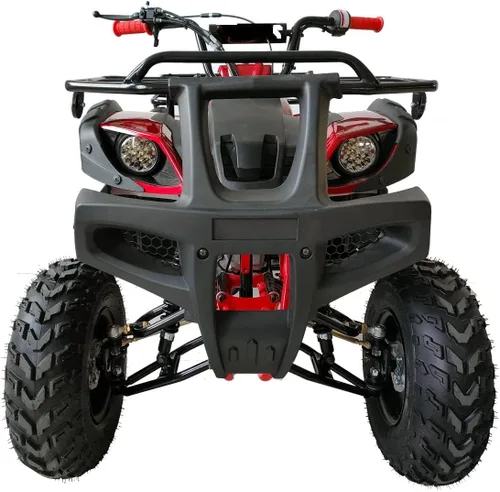 Vista 4 de HHH ATV Quad de 4 ruedas para adultos, de 200 cc, cuatrimoto, tamaño completo, para jóvenes, ATV para jóvenes y grandes (negro)