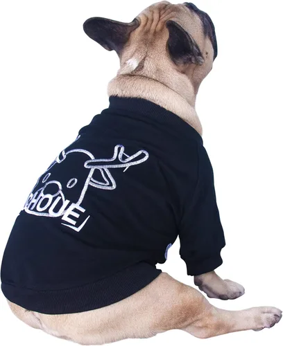 Vista 13 de iChoue - Pijamas y monos para mascotas, traje de cuerpo entero para perros medianos y grandes como para Corgi, Shiba Inu, Bulldog francés, Pug