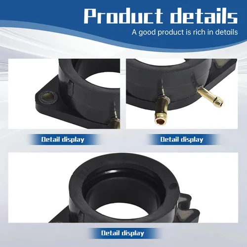 Vista 3 de WFLNHB Botas de admisión de carburador de repuesto para Yamaha Virago 700 XV700 1984-1987 Virago 750 XV750 1981-1997 Virago 920 XV920 1981-1983