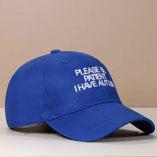 Vista 3 de YUNXIYYDS Please Be Patient I Have Autism Sombrero