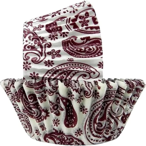 Vista 36 de Regency Wraps Vasos para hornear de grado profesional a prueba de grasa, paquete de 40 unidades, forros estándar, guingam negro, para cupcakes Negro