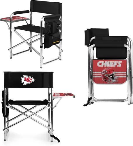 Vista 27 de Picnic TIME NFL Unisex-Adult NFL Sports Chair with Side Table, Beach Chair, Camp Chair for Adults