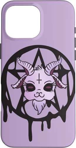 Vista 19 de Anime Aesthetic Baphomet Pentagram Pastel Goth Case for iPhone 17