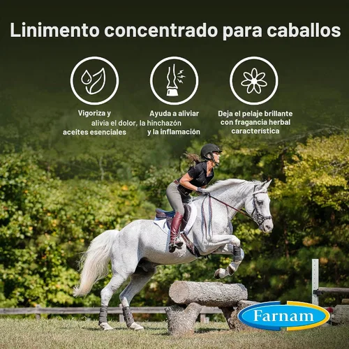 Vista 3 de Farnam Linimento de caballo Vetrolin para dolor muscular, rigidez y alivio