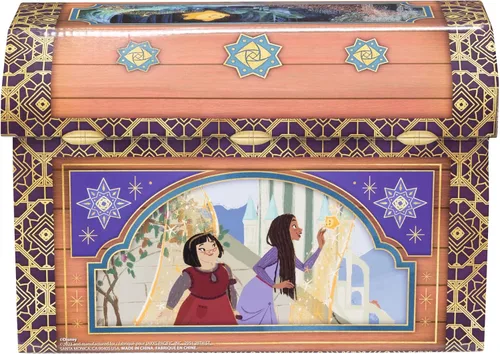 Vista 8 de Disney's Wish Asha & Dahlia - Baúl de vestir, juego de rol de mejores amigos, se adapta a tallas 4-6X Exclusivo de Tienda