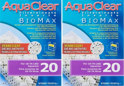 Vista 14 de Aqua Clear AquaClear 20 BioMax, Medio de Reemplazo para Filtro de Acuario, A1370A1